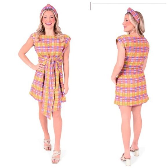 Emily McCarthy The Del Mar Dress Clueless, Mean girl, Tweeted Old Money Size XXS - Picture 11 of 14